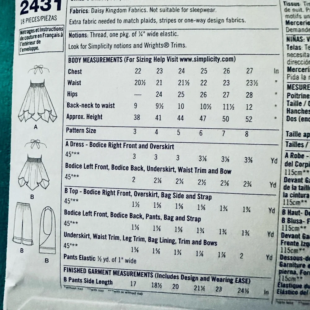 💠Girls Dress Pattern - Picture 5 of 6